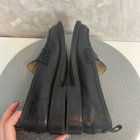 Sam Edelman Caylia Loafer Womens 8.5 M Black Leather Tassel Slip On Shoes Y2K - Picture 11 of 16